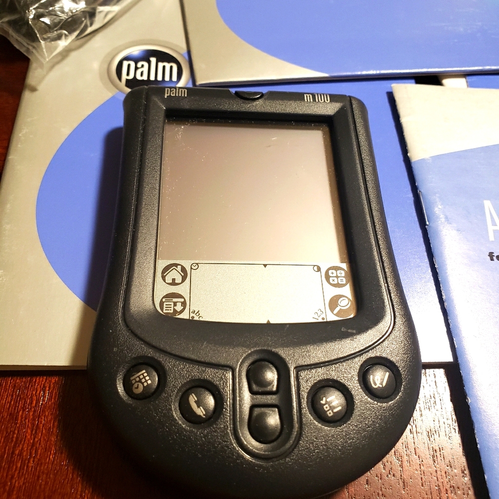 Palm m100 Handheld PDA,Sync Cable,&Software
